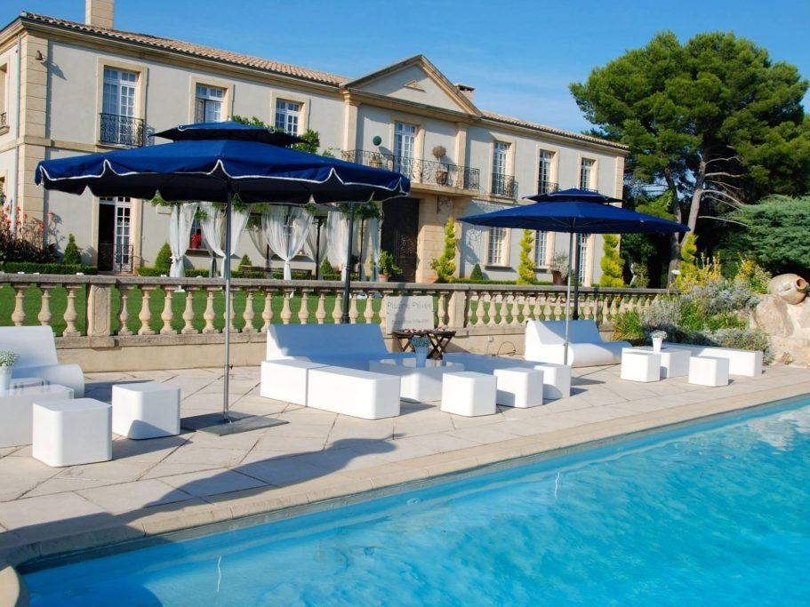 parasol terrasse ronds astre le parasol français bastide